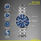 Invicta 0070 Pro Diver Scuba: características, especificaciones y ¿vale la pena comprarlo?