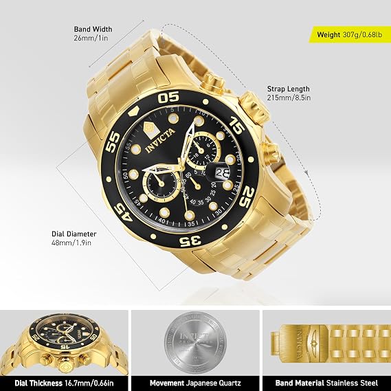 Invicta 0072 Pro Diver Scuba: características, especificaciones y ¿vale la pena comprarlo?