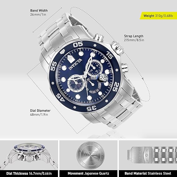 Invicta 0070 Pro Diver Scuba: características, especificaciones y ¿vale la pena comprarlo?