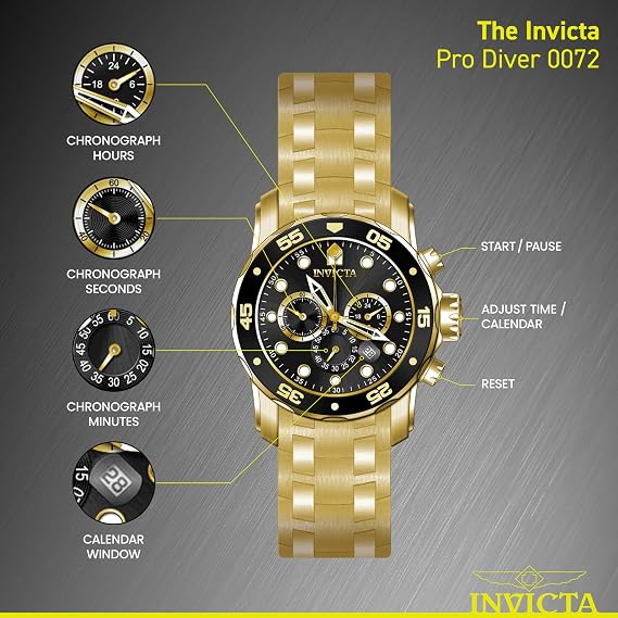 Invicta 0072 Pro Diver Scuba: características, especificaciones y ¿vale la pena comprarlo?