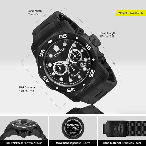 Invicta 0076 Pro Diver Scuba: características, especificaciones y ¿vale la pena comprarlo?